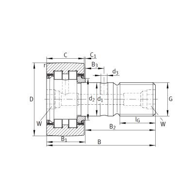 Подшипник PWKR 40 2RS