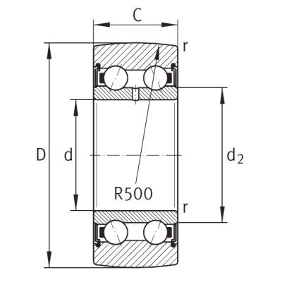 Подшипник LR 5207 X 2Z TVH XL