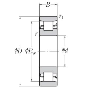 Роликовый цилиндрический подшипник N 313 W C3