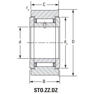 Подшипник STO 45 ZZ DZ