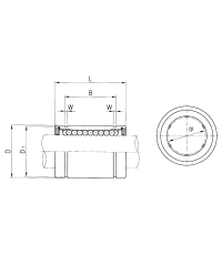 Подшипник LME 12 UU