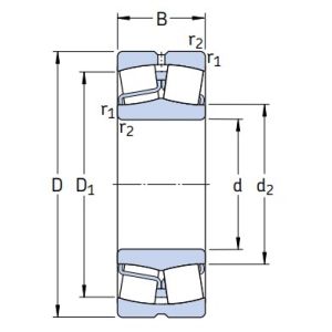 Сферический роликовый подшипник 23224 CC/W33