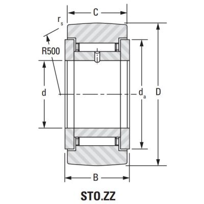 Подшипник STO 40 ZZ