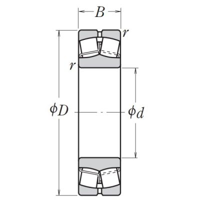 Сферический роликовый подшипник 22324 EAE4 C3