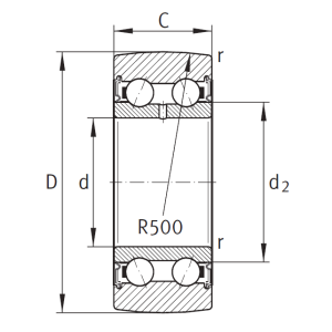 Подшипник LR 5207 KDDU / ZZ