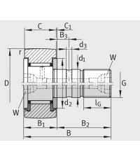 Подшипник KR 72 PP A