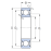 Однорядный шариковый подшипник 6000 2RSH/C3