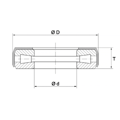 Упорный роликовый подшипник T 126 (FERSA)