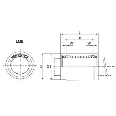 Подшипник LM 30 UU