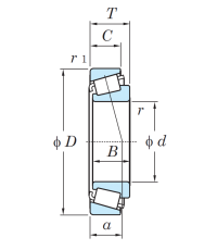 Конический роликовый подшипник 30318 DJR (31318)