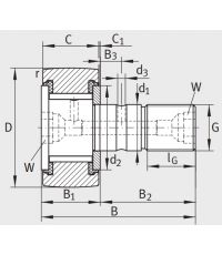 Подшипник KRV 35 PP A