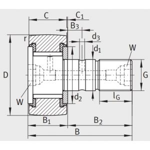 Подшипник KRV 35 PP A