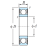 Однорядный шариковый подшипник 6801 2RSP