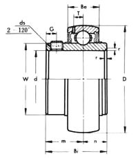 Подшипник UC 205 (480205)