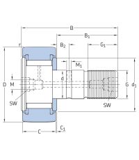 Подшипник KRV 40 PP A