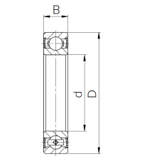 Шариковый однорядный подшипник 180304 T (6304 2RST)