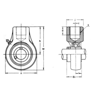 Подшипниковый корпус ECH 210 ASAHI