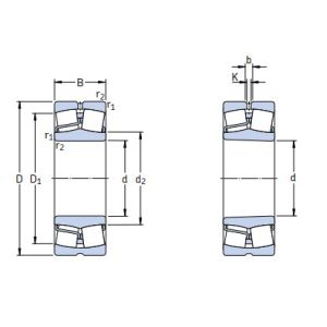 Сферический роликовый подшипник 22217 E/C3