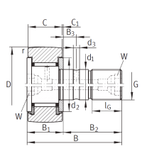 Подшипник KR 72 PP A