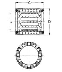 Подшипник LBBR 14-2LS/HV6