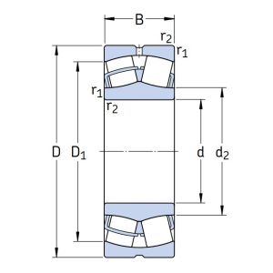 Сферический роликовый подшипник 22330 CC/W33