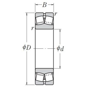 Сферический роликовый подшипник 23022 CDE4S11