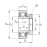 Закрепляемый подшипник RAE 35 XL NPP B