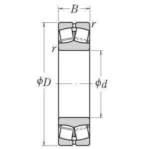 Сферический роликовый подшипник 23024 CDE4S11