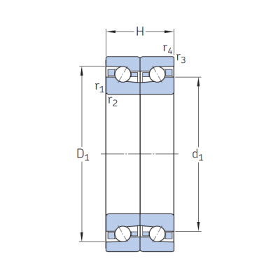 Сверхточный подшипник BTM 90 ATN9/DBA VQ496