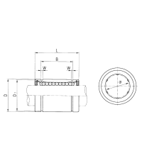 Подшипник LM 13 UU