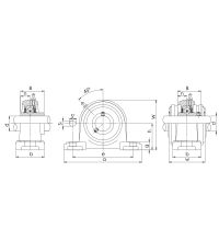 Подшипниковый корпус P 206