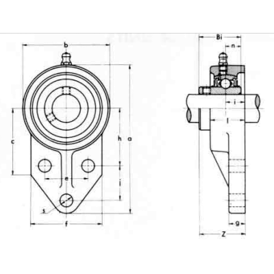 Подшипниковый корпус FK 205 ASAHI