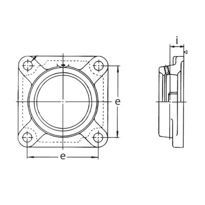 Подшипниковый корпус F 210 (ASAHI)