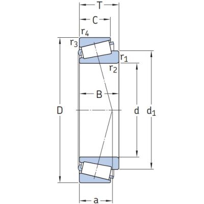 Конический роликовый подшипник 320/32 X/Q