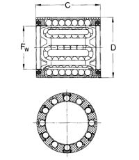 Подшипник LBBR 16-2LS/HV6