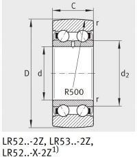 Подшипник LR 5205 X 2Z TVH XL