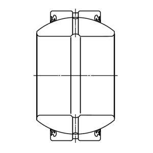 Шарнирный подшипник GEH 80 ES 2RS