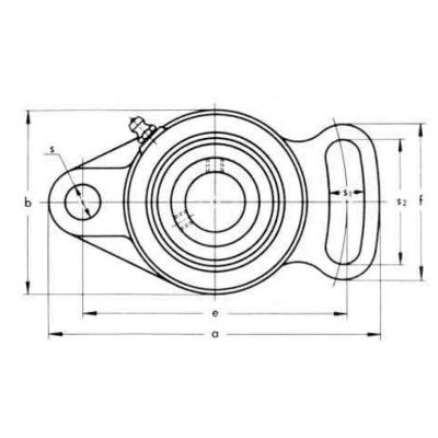 Подшипниковый корпус FA 208 (ASAHI)