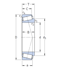 Конический роликовый подшипник 30306 J2/Q