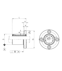 Подшипник LMF 13 UU