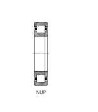 Цилиндрический роликовый подшипник 92218 (NUP 218)