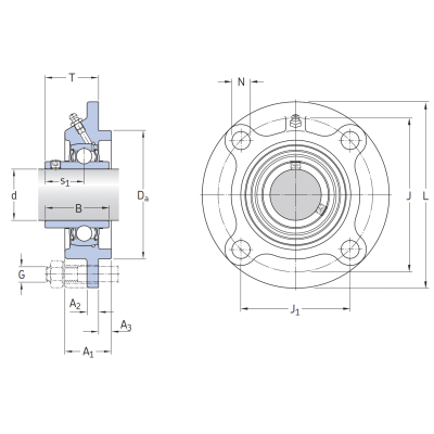 Подшипниковый корпус FYC 510