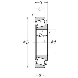 Конический роликовый подшипник HR 32038 XJ