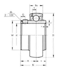 Корпусный подшипник UC 202 (ASAHI)