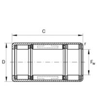 Подшипник обгонной муфты обгонная муфта HFL 3030 L564