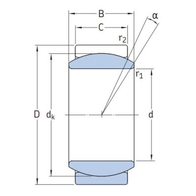 Шарнирный подшипник GE 6 C