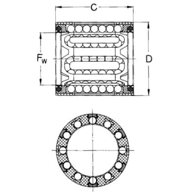 Подшипник LBBR 10-2LS/HV6