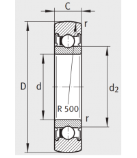 Подшипник LR 202 2RSR