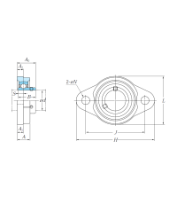 Подшипниковый узел UFL 006 JE1