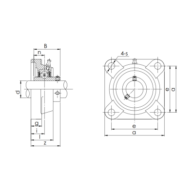 Подшипниковый узел UCF 210 Q